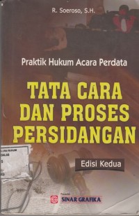 Image of Praktik Hukum Acara Perdata Tata Cara Dan Proses Persidangan