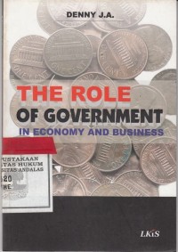 Image of The Role Of Government In Economy And Business