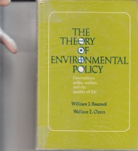 Image of The Theory Of Environmental Policy