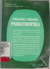Image of Undang undang psikotropika