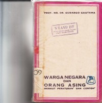 Image of Warga Negara dan orang  asing; berikut peraturan dan contoh