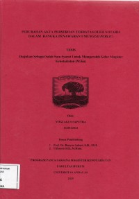 Image of Perubahan Akta Perseroan Terbatas Oleh Notaris Dalam Rangka Penewaran Umum 
(GO PUBLIC)